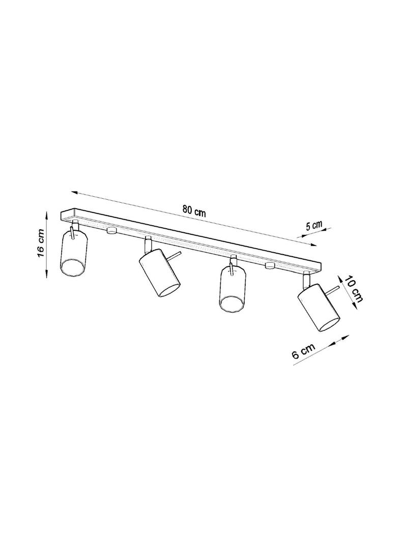 Sollux Plafon RING 4L biały SL.0331
