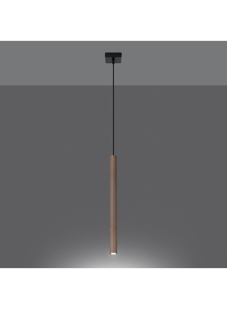 Sollux Lampa wisząca PASTELO 1 drewno SL.1266