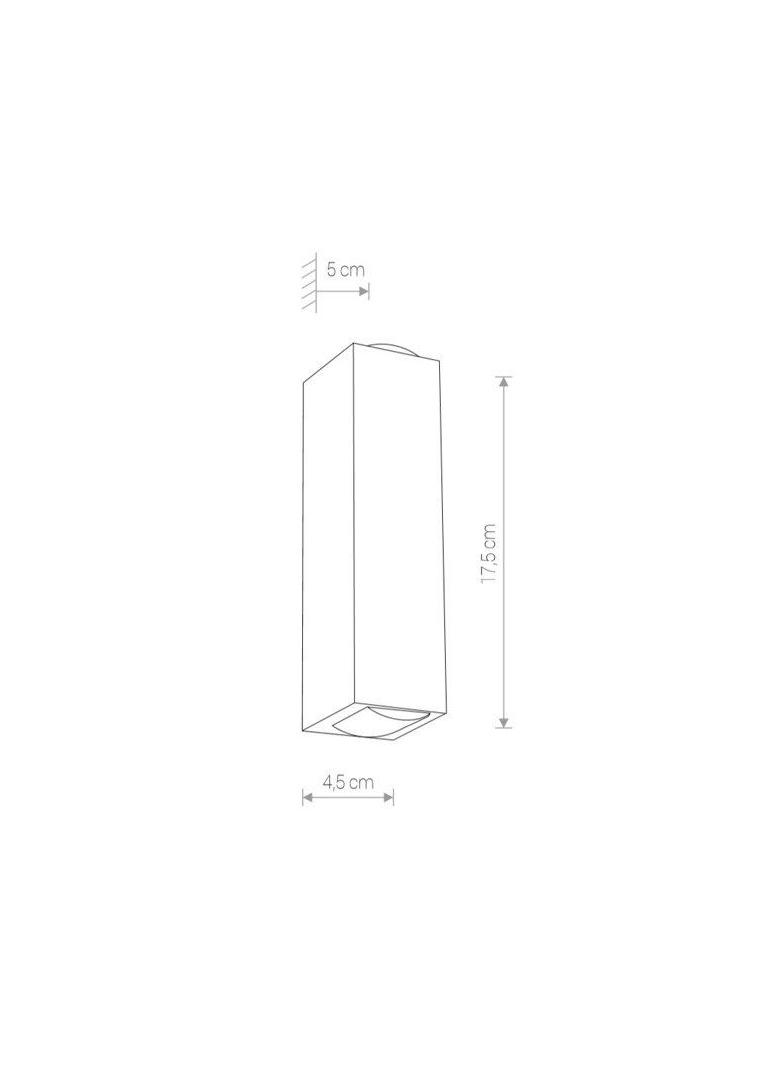 Nowodvorski kinkiet zewnętrzny LED Lens 2x2W 40lm 3000K czarny 9112