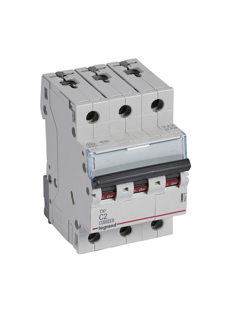WYŁĄCZNIK NADPRĄDOWY S 313 3P C 2A 10000A SERII TX3, Legrand