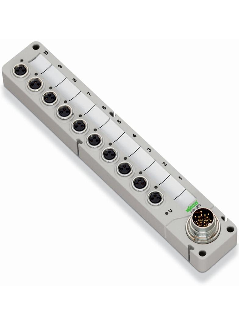 moduł przyłączeniowy 4-torowy/3-biegunowy ze złączem M16