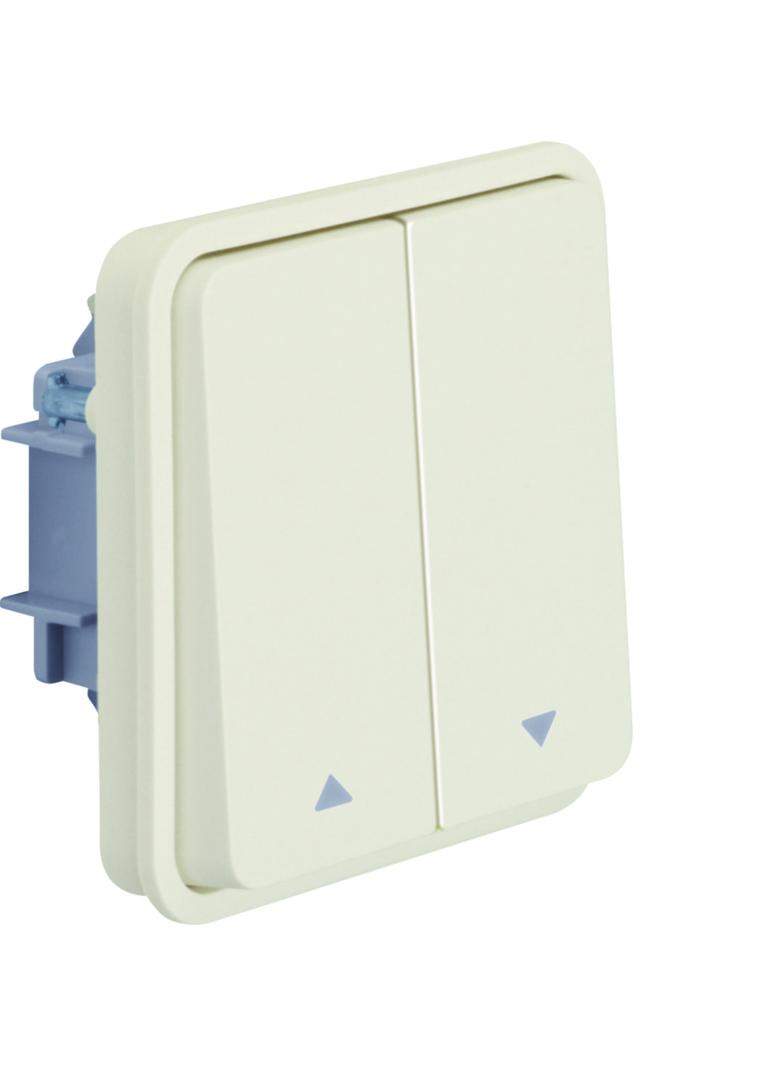 BERKER W.1 Łącznik żaluzjowy przyciskowy IP55 biały 50553522 HAGER