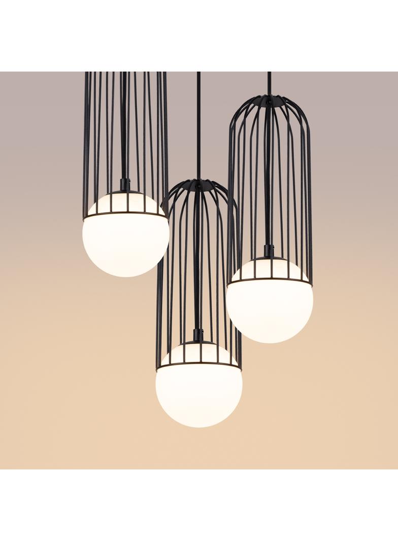 Lampa wisząca BRINA 3P czarna