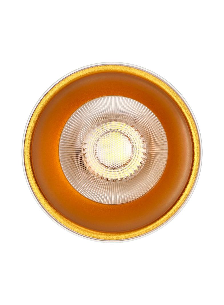 ELIZA, oprawa typu downlight, GU10 max. 35W, IP20, okrągła, biało-złota, aluminium