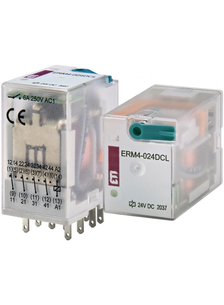 ERM4-024DCL Przekaźnik 4 stykowy 24V DC