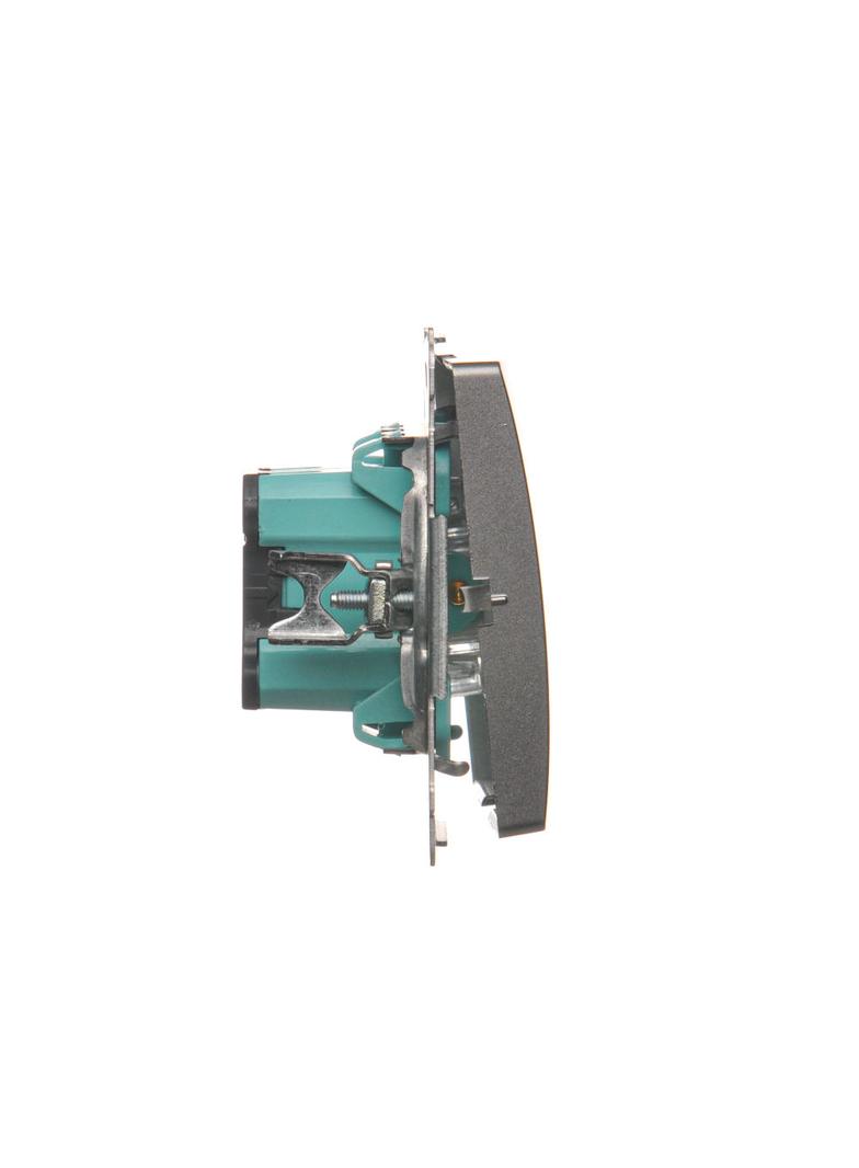 Simon Basic Przycisk światło 16A z. śrub. stal inox