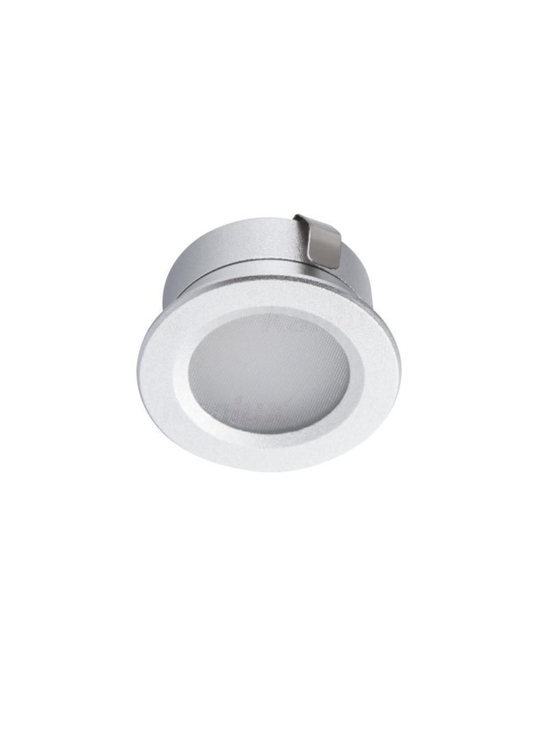 IMBER LED NW Oczko akcentowe IMBER LED NW 12 DC barwa 4000K 40Lm IP65 okrągły kolor aluminium KANLUX