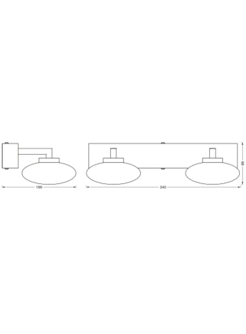 Oprawa SMART+ WIFI ORBIS ELYPSE340 IP44 TW CR