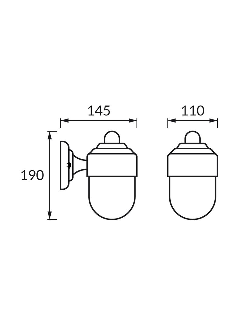 Oprawa ogrodowa EFEZ E27 BLACK