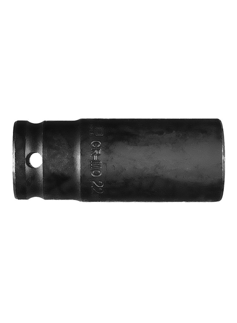 Nasadka udarowa 1/2" długa, 22 x 78mm , Cr-Mo