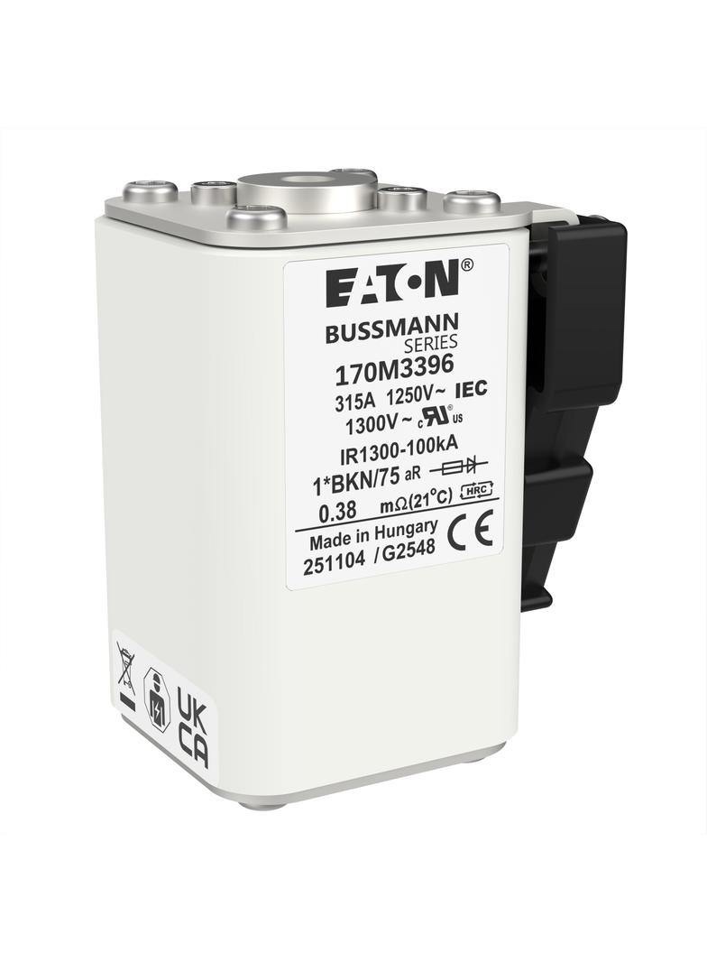 FUSE 315A 1250V 1*BKN/75 AR CU Wkładka szybka 315A AC 1250V rozmiar 1 45x59x75 mm aR 170M3396 EATON
