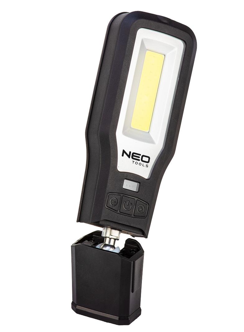 Lampa warsztatowa 550 lm COB LED + baza + ładowarka