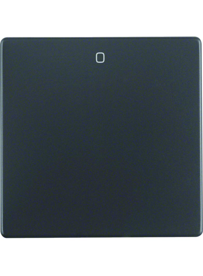 BERKER Q.x Klawisz z nadrukiem 0 do łącznika 1-klawiszowego antracyt aksamit 16226086 HAGER