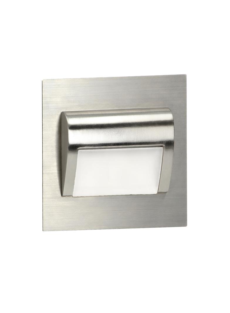 DRACO LED NEW 1,5W oprawa schodowa podtynkowa 12VDC 30lm 6000K satyna innowacyjny sposób monta AD-OS