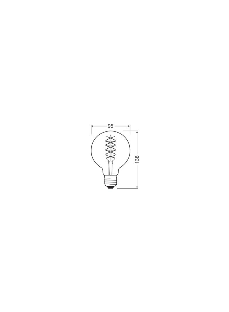 Lampa LED Vintage 1906 SMOKE 95 dim 7,8W/818 szkło przezroczyste E27