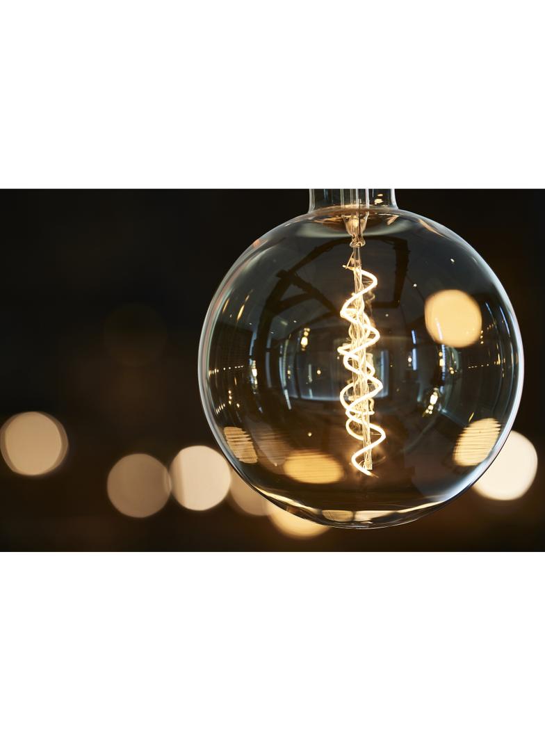 Lampa LED Vintage 1906 dim CL GLOBE125 Filament szkło przezroczyste GOLD 55 dim 7W 825 E27