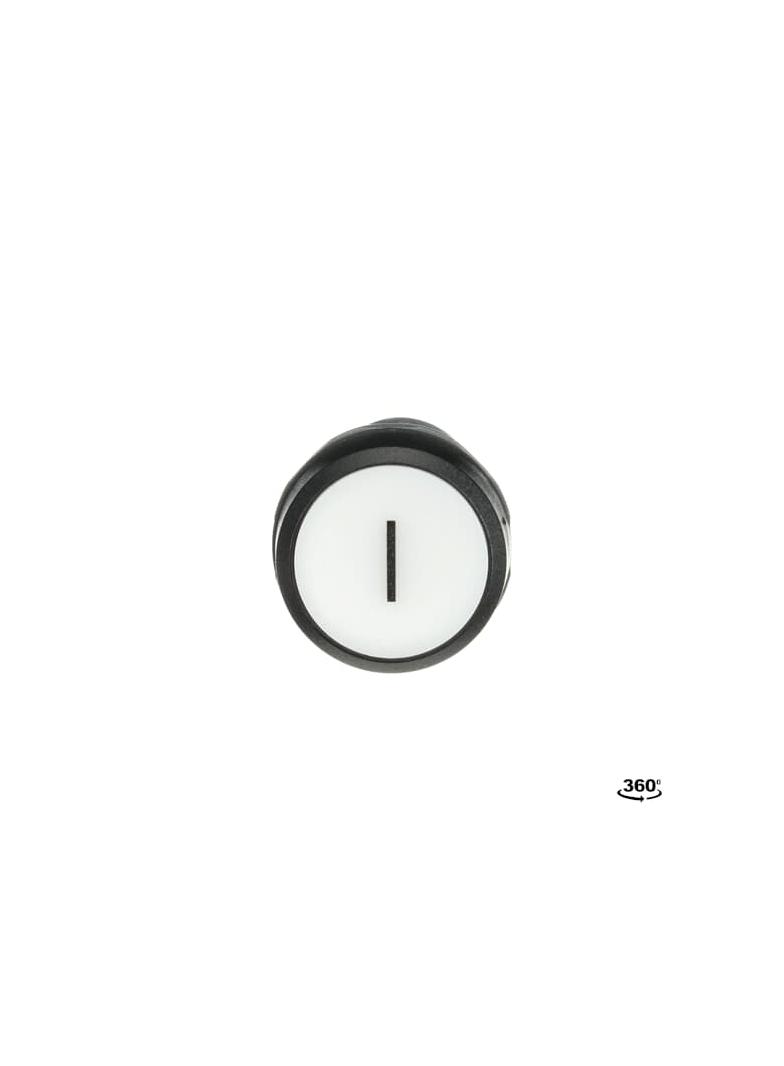 Przycisk monostabilny wklęsły 1NO biały CP11-10W-10