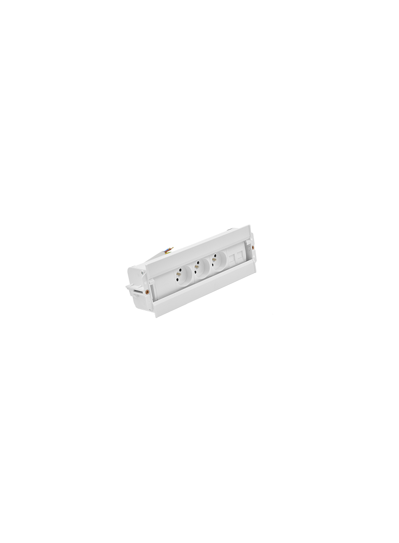 "Simon 480 TS48-630E300K0-33 Spinner 3 gn. typ E i płytka dla 2 złączy RJ45 keystone
