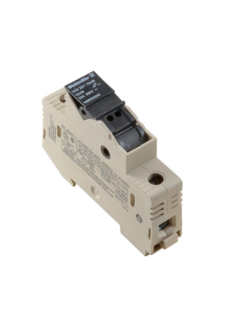 WSI 25/1 10X38 Złączka szynowa z bezpiecznikiem /12szt./ WEIDMULLER