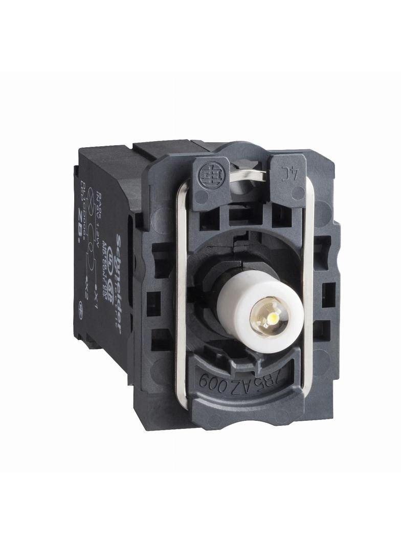 Harmony XB5 Korpus przycisku z elementem świetlnym zielony LED 400V zaciski śrubowe ZB5AV5D3 Schneider