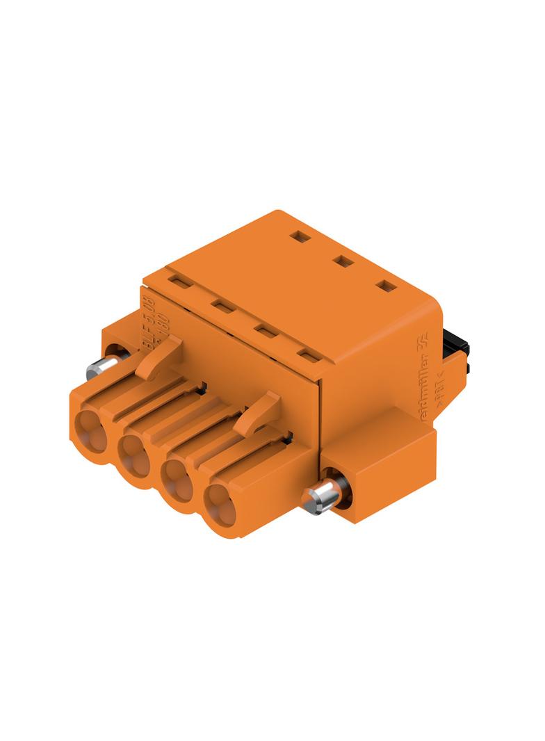 BLF 5.08HC/04/180F SN OR BX Wtyk PCB (złącze wiązki), 5.08 mm, Liczba biegunów: 4, PUSH IN, Złącze sprężynowe /60szt./ 1013110000 WEIDMÜLLER
