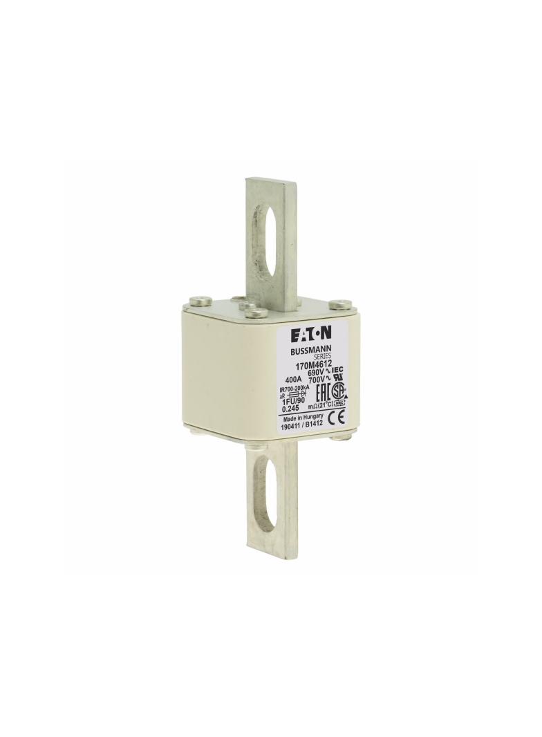 FUSE 400A 690V 1FU/90 AR UC Wkładka szybka 400A AC 690V rozmiar 1 53x69x136 mm aR IEC UL, 170M4612 E