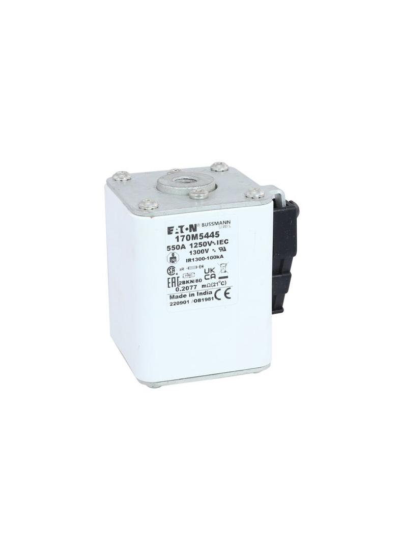 FUSE 550A 1250V 2BKN/80 AR Wkładka szybka 550A AC 1250V rozmiar 2 61x77x81 mm aR IEC UL 170M5445 EAT