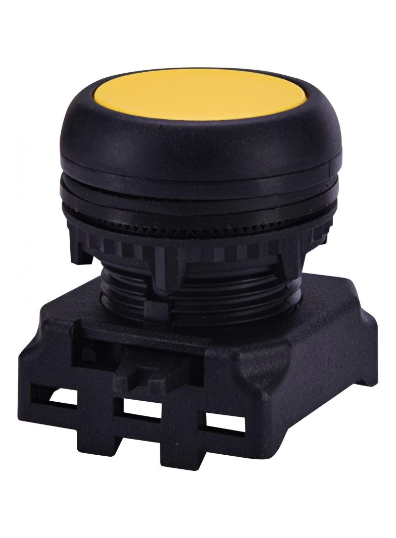 EGF-Y - Napęd z guzikiem krytym -Żółty