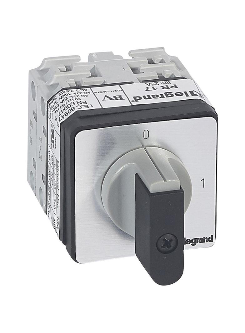 PRZEŁĄCZNIK KRZYWKOWY 0-1 PR17 20 A 4P, Legrand