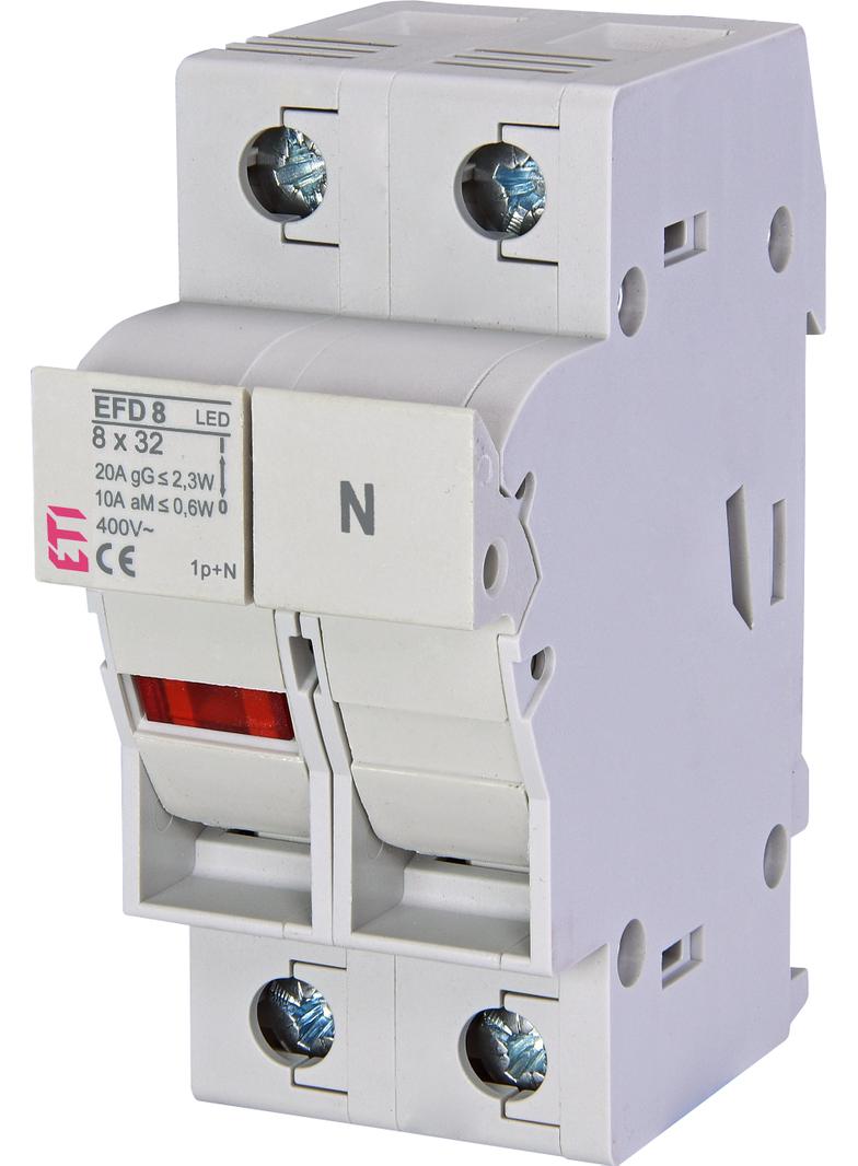 Rozłącznik bezpiecznikowy EFD 8 1P+N LED 002520012 ETI