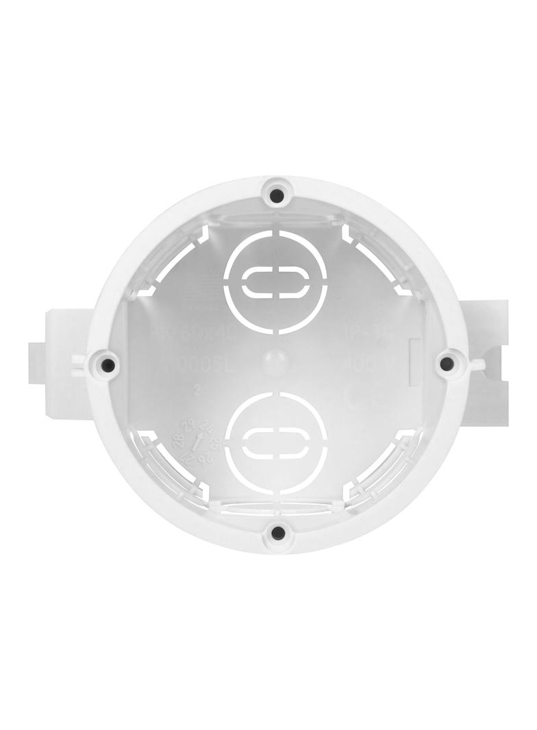 Puszka podtynkowa 60 mm płytka szeregowa, biała