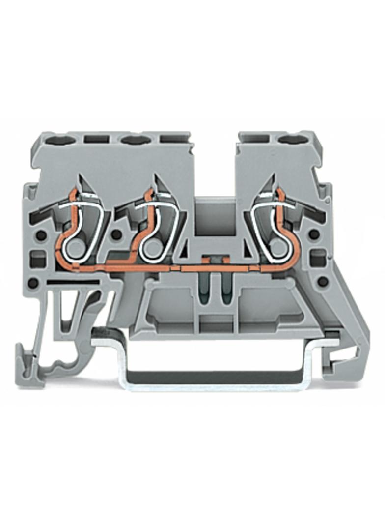 złączka 3-przewodowa 2,5 mm2 szara