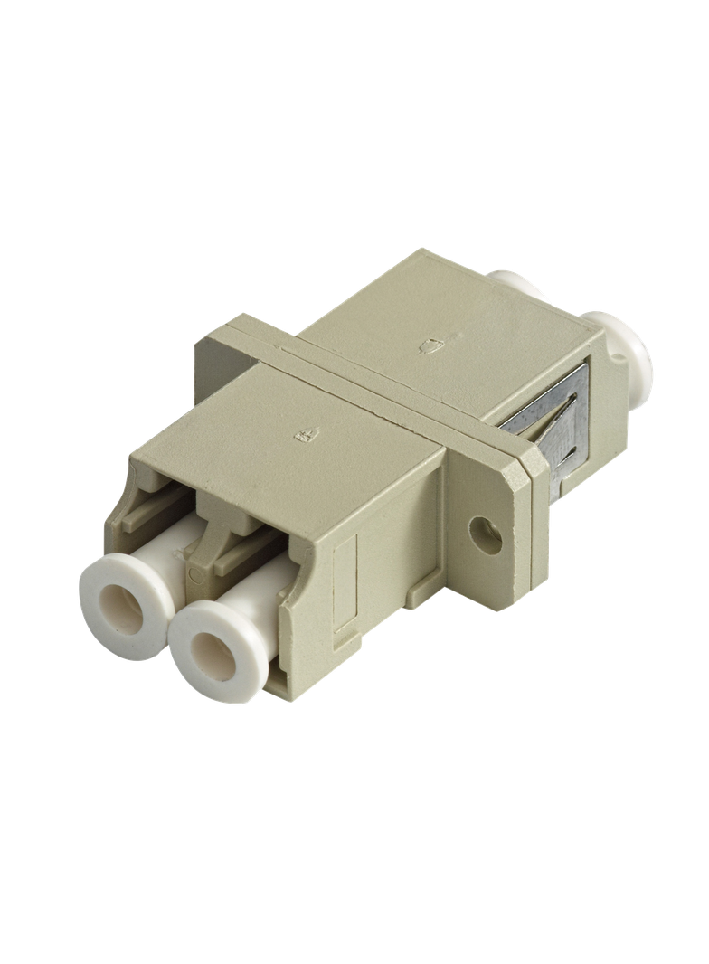 Adapter optyczny, prostokątny, 1 szt., LC Duplex , MM