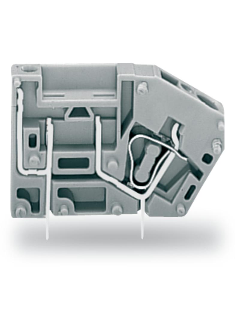 złączka do płytek drukowanych bezpiecznikowa szara raster 5 mm