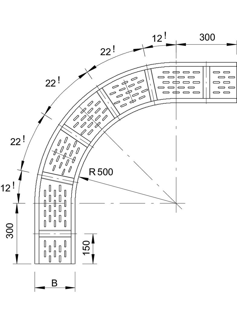 ŁUK 90 KOR.WKSG 110X200 FT