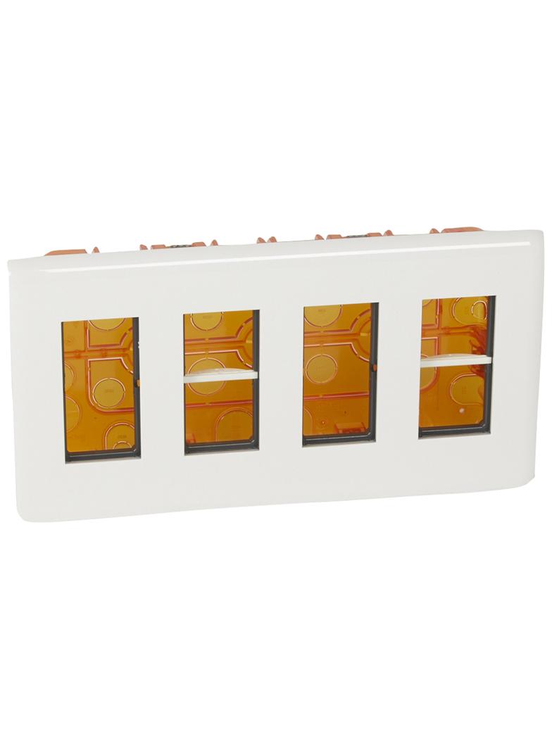 Mosaic Zestaw Do Motażu Podtynkowego 4x4 Moduły Pionowo 078874L LEGRAND