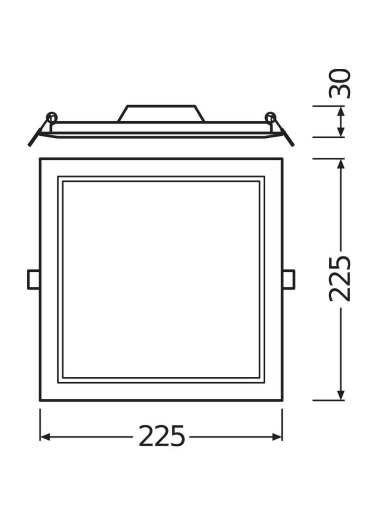 Panel LED Podtynkowy wpuszczany 18W 4000K DOWNLIGHT Slim SQ210 kwadrat 4058075079359 LEDVANCE