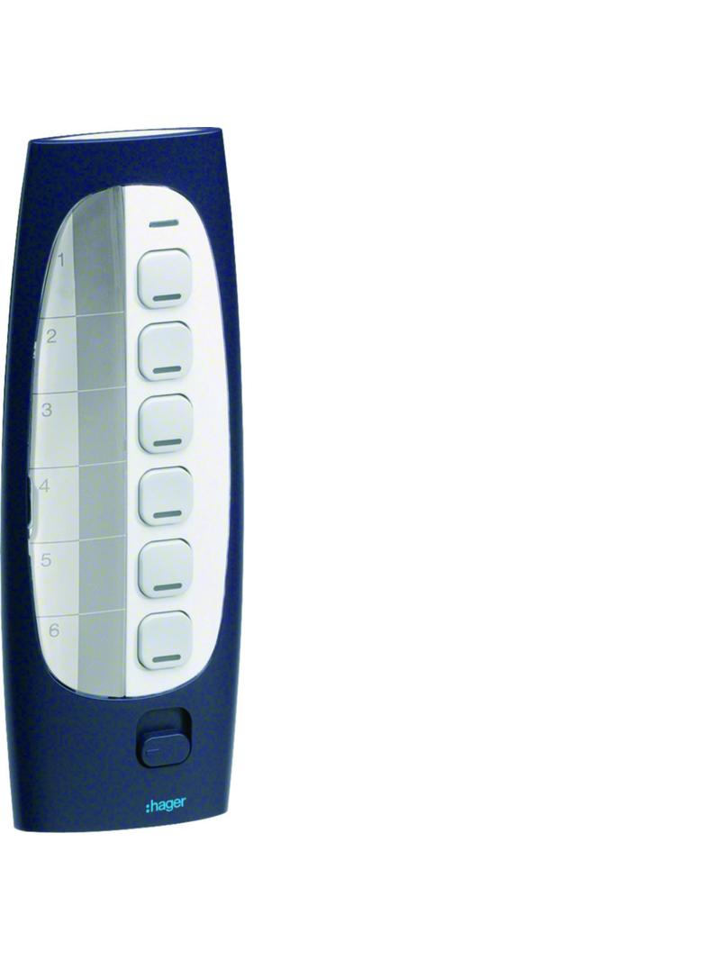 KNX q/e/s Pilot radiowy 18-kanałowy KNX RF TU418 HAGER