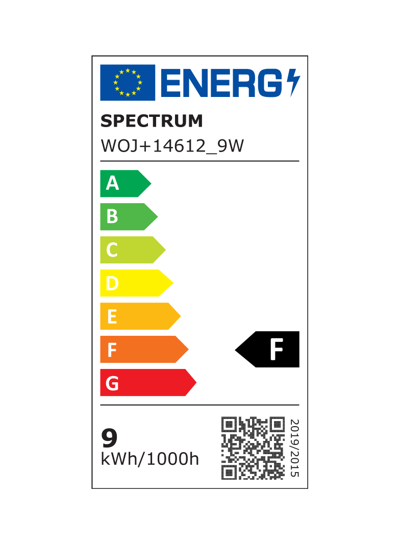 LED GLS E-27 230V 9W CW SPECTRUM