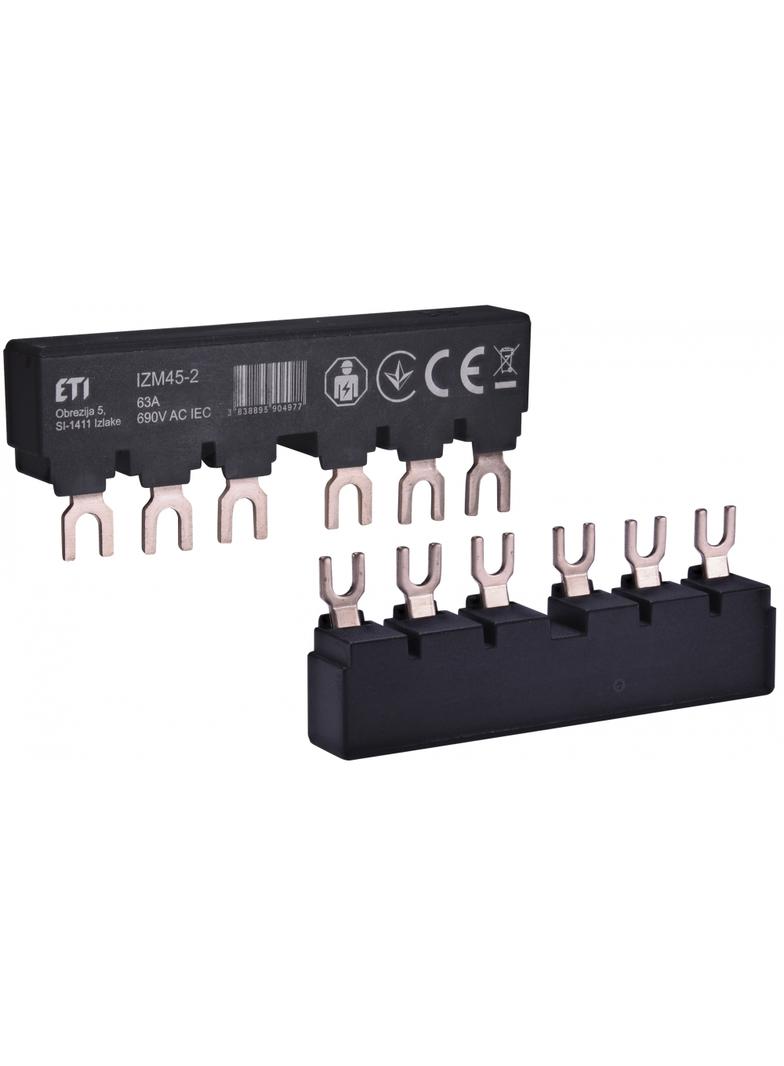 IZM45-2 Izolowana szyna łączeniowa (do 2xMPE25)