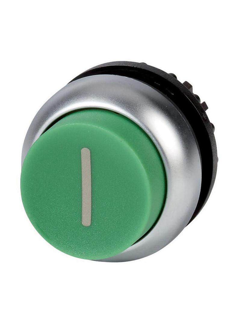 M22-DRH-G-X1 Przycisk zielony /I/ bez samopowrotu płaski wystający 216677 EATON
