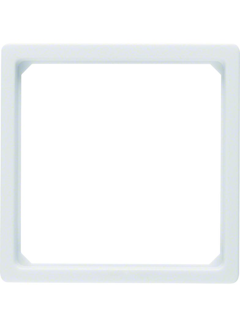 BERKER Q.x Pierścień adaptacyjny do płytki czołowej 50x50mm biały aksamit 11096079 HAGER