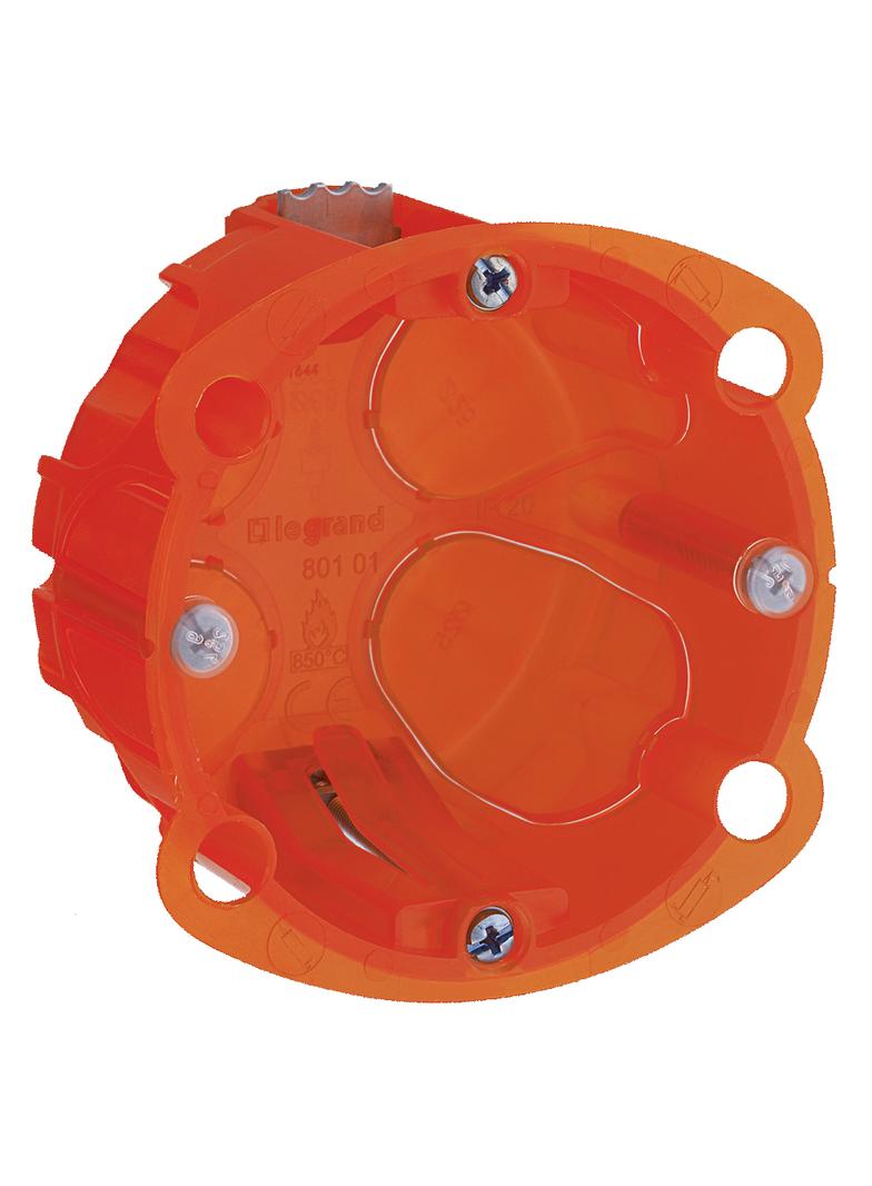 Batibox Puszka Pojedyncza Dostosowana Do Każdej Ściany 40 Mm  080101 LEGRAND