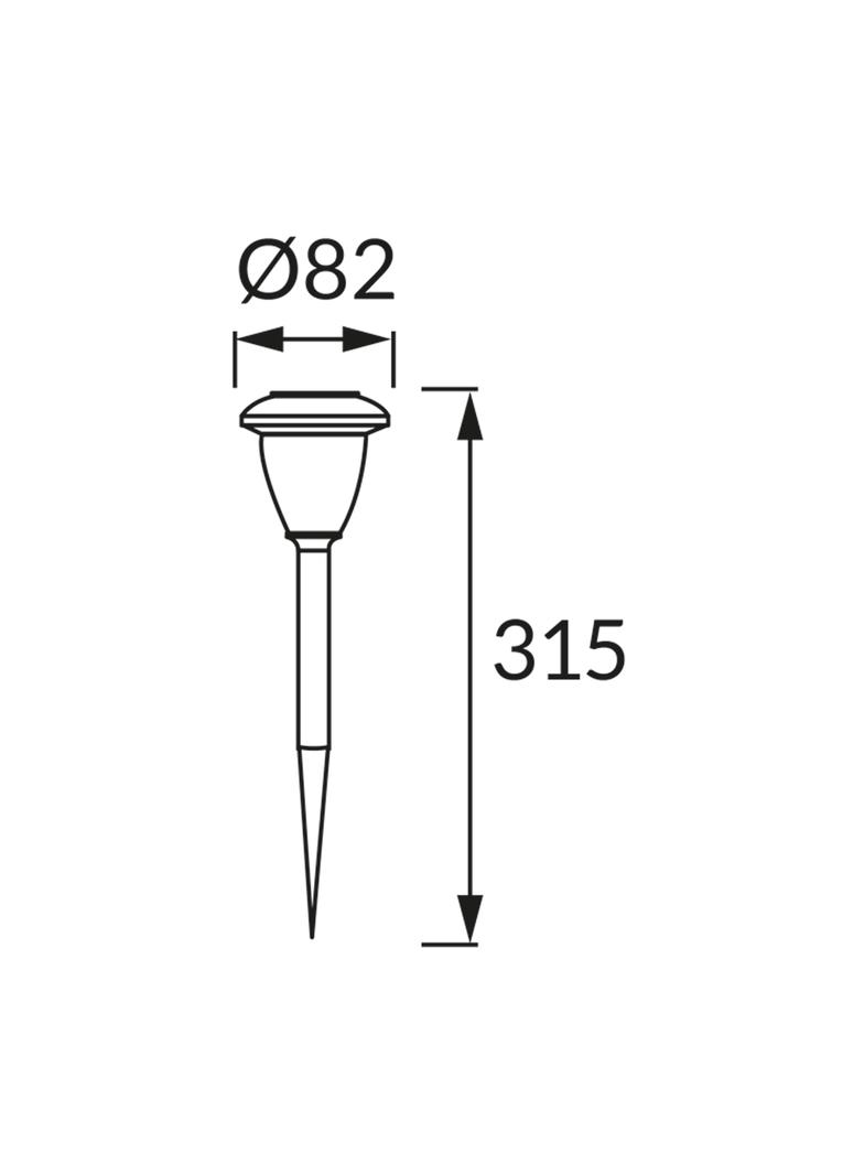 Lampa solarna LED BERT LED 32 0,06W CW