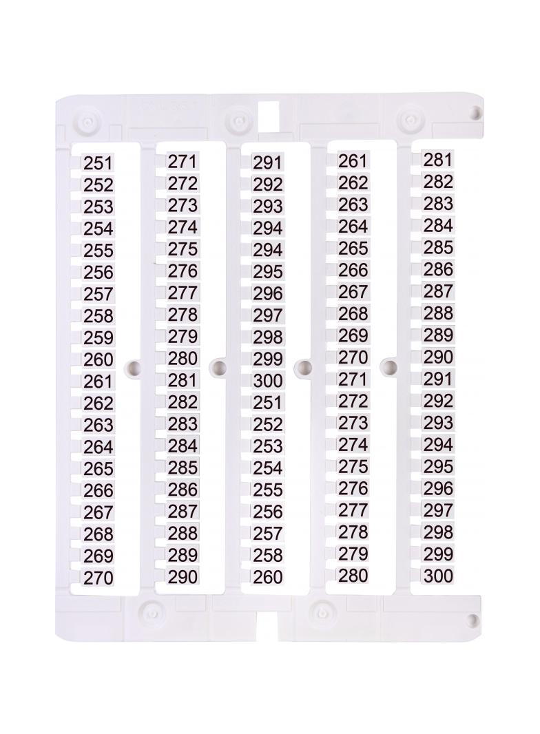 Oznacznik 251 do 300 (100 szt.) ES-NU0851251 003903082 ETI