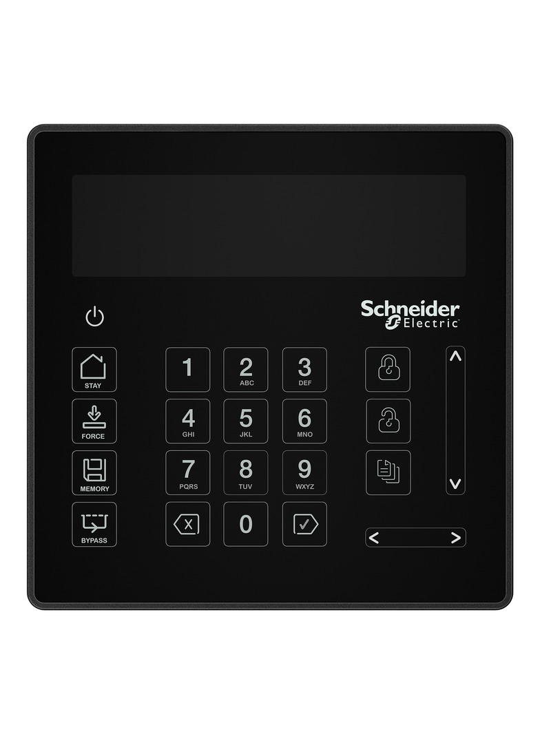 Klawiatura dotykowa, LCD, czarna