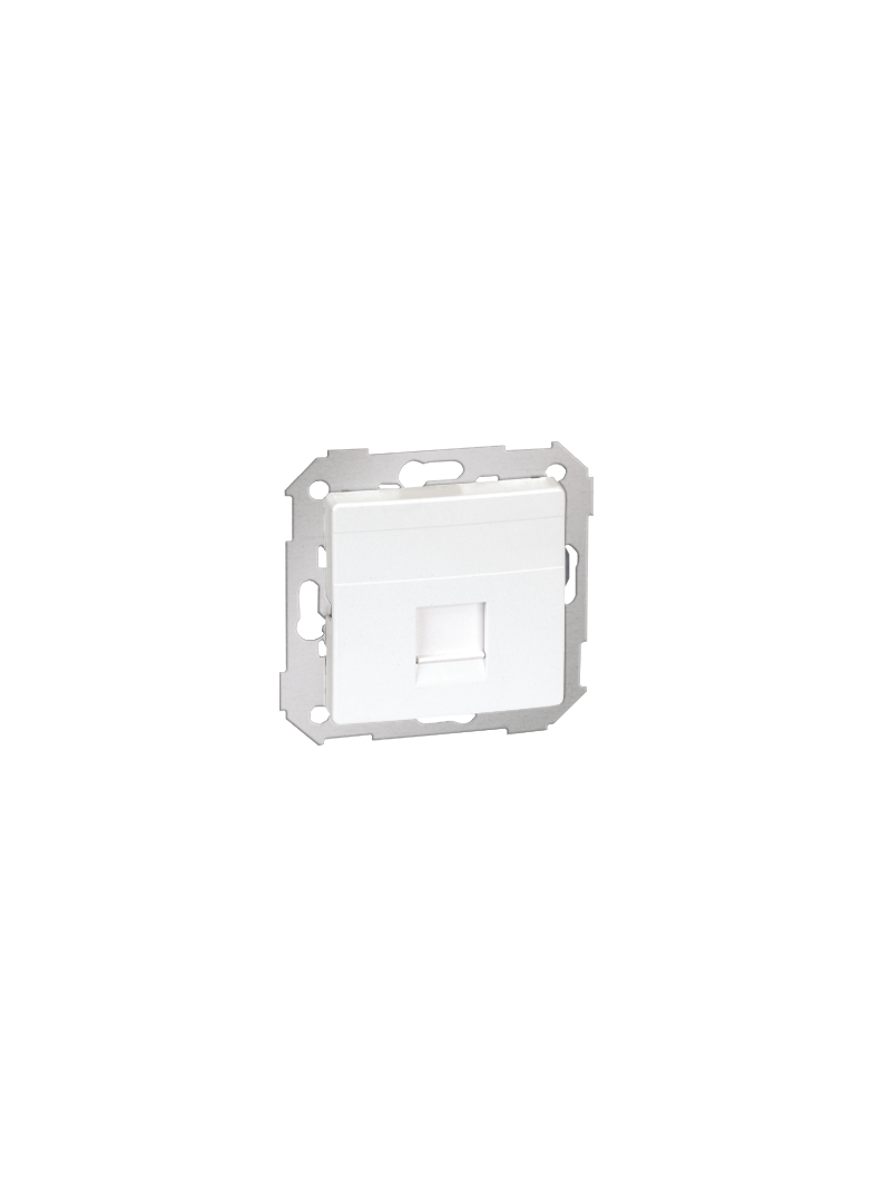 Simon 82 Pokrywa 1x gniazdo RJ45 płaska z żaluzją biały 82005-30 KONTAKT