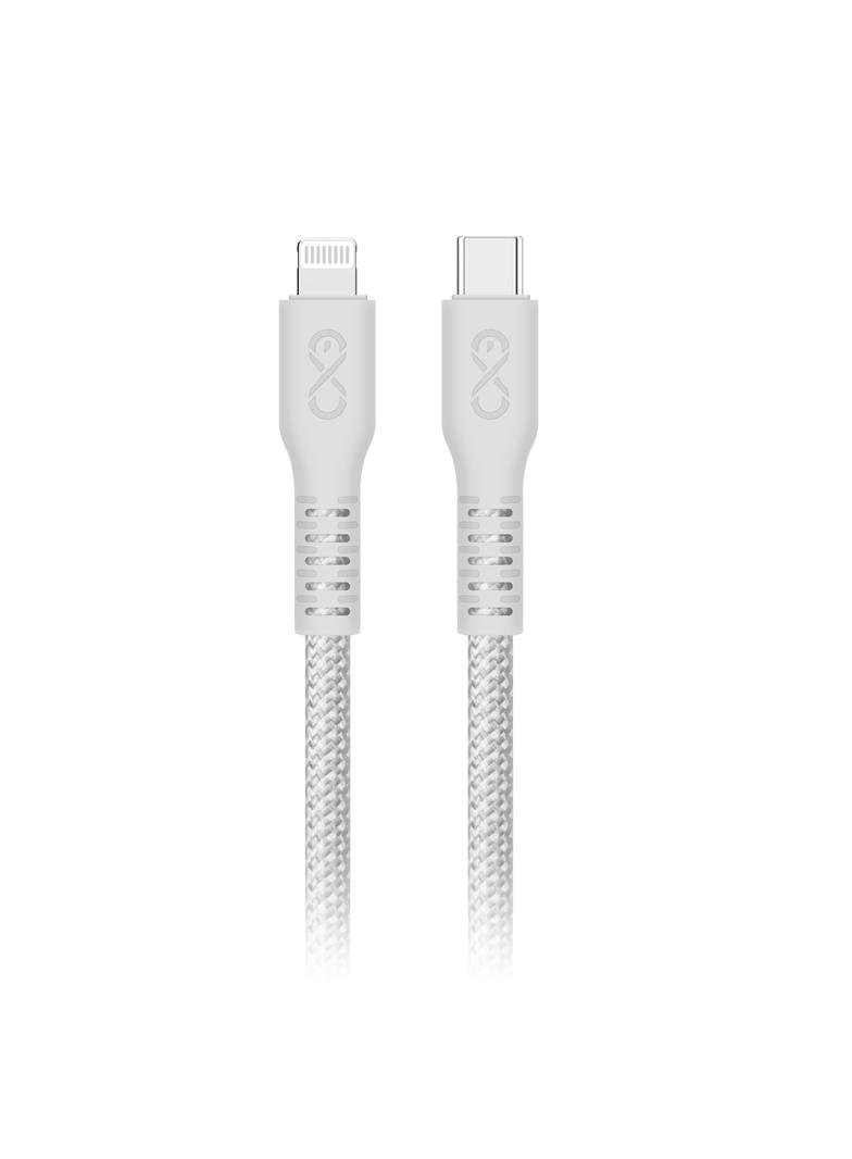 Kabel USB-C - Lightning eXc IMMORTAL, 2M (30W, szybkie ładowanie), kolor mix* (*wysyłany losowo z do