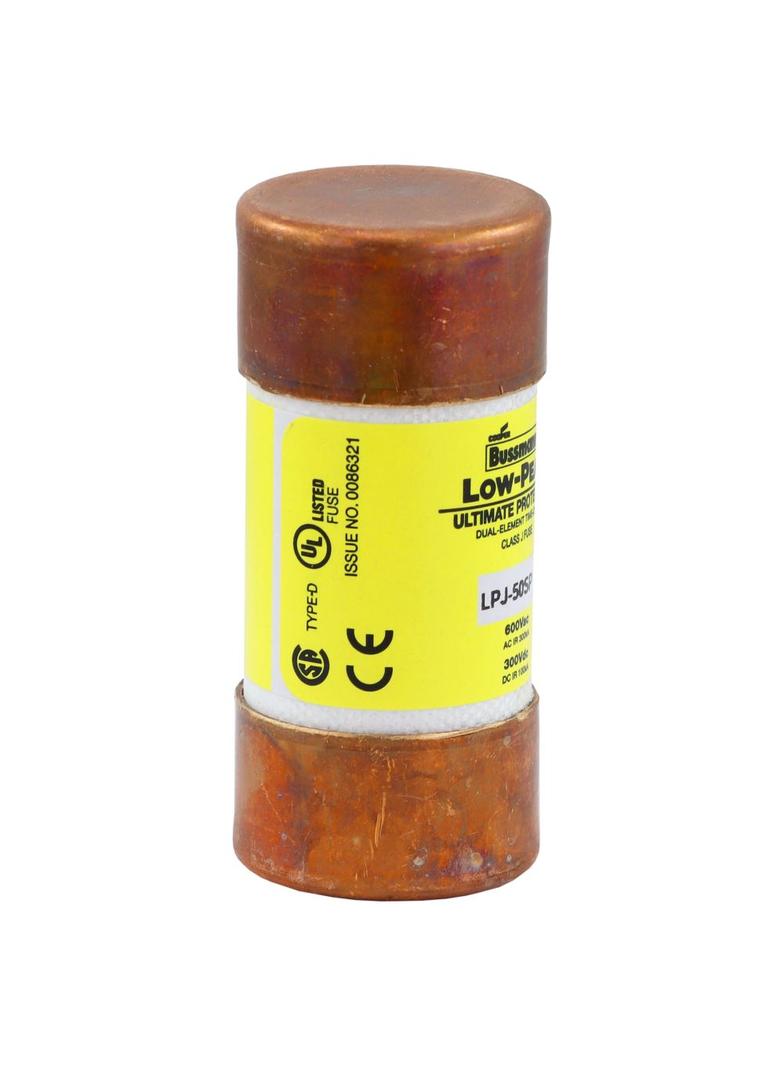 LOW-PEAK CLASS J T/D 50A 600VAC/300V Klasa J T/D LPJ-50SP EATON