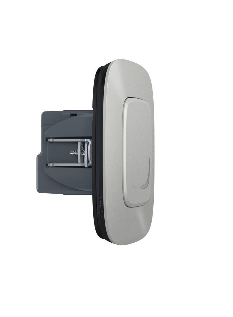 VALENA ALLURE WITH NETATMO - ŁĄCZNIK CONNECTED Z FUNKCJĄ ŚCIEMNIANIA ALUMINIUM, Legrand